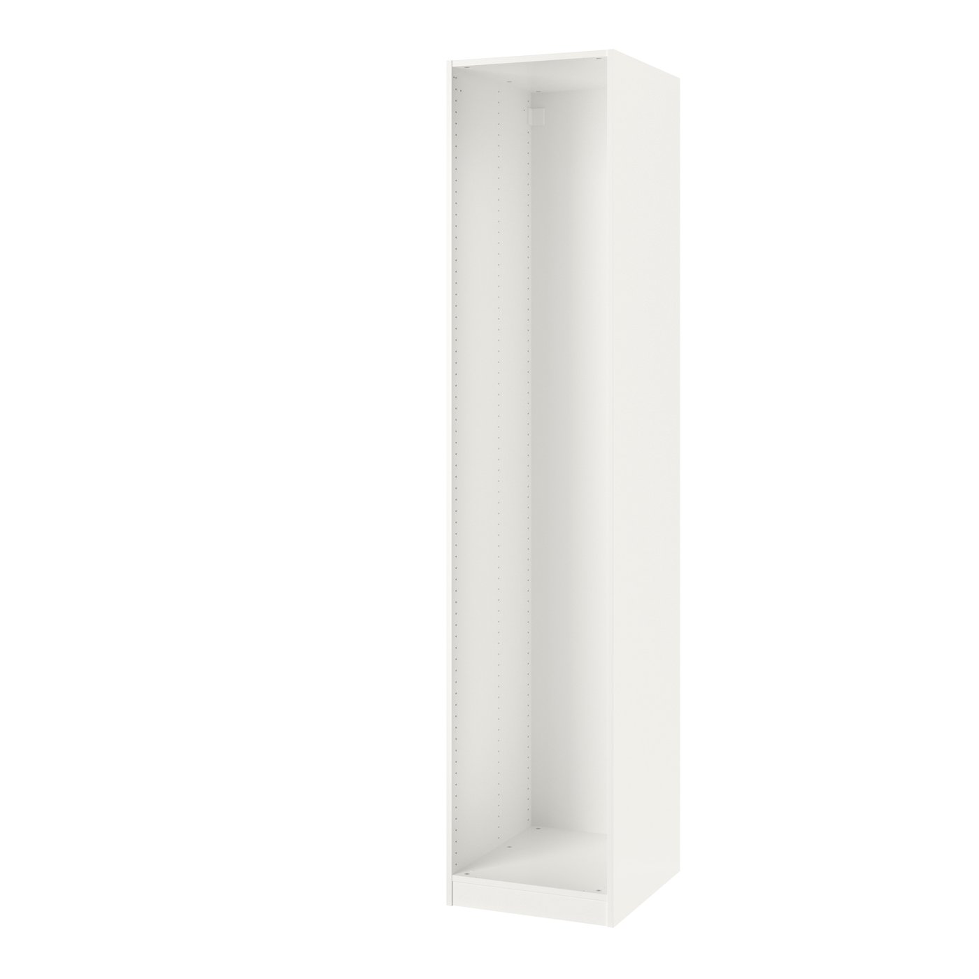 IKEA PAX garderobsstomme, vit, 50x58x236 cm