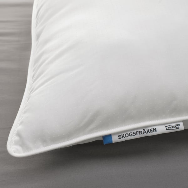 A SKOGSFRÄKEN pillow, high, side/back sleeper in the NA