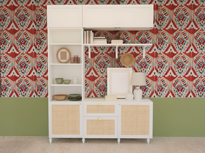 Un buffet BESTA traditionnel avec de nombreux rangements