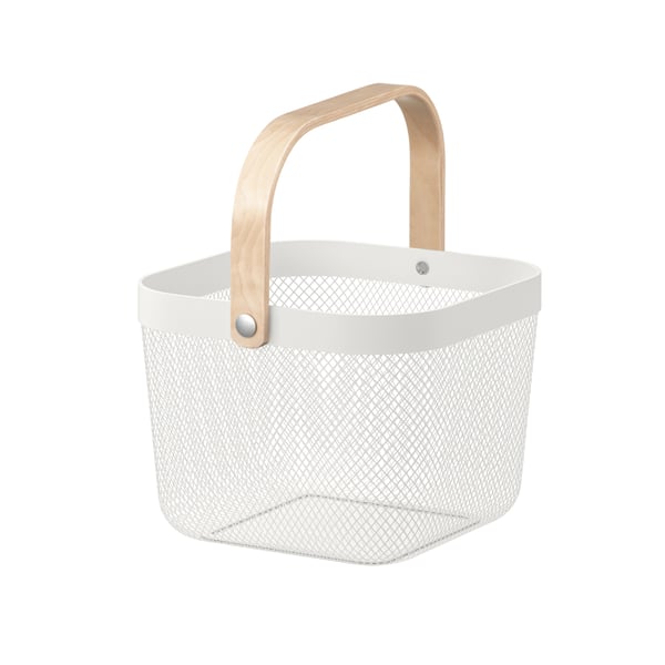 A white RISATORP basket