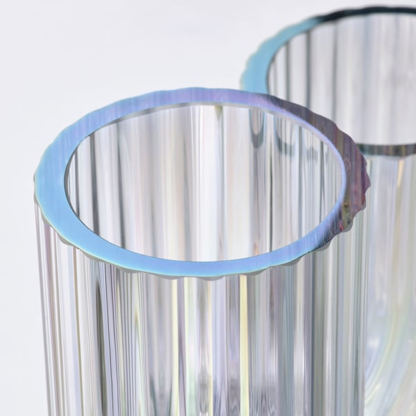 A mother-of-pearl colour RÄFFELBJÖRK vase