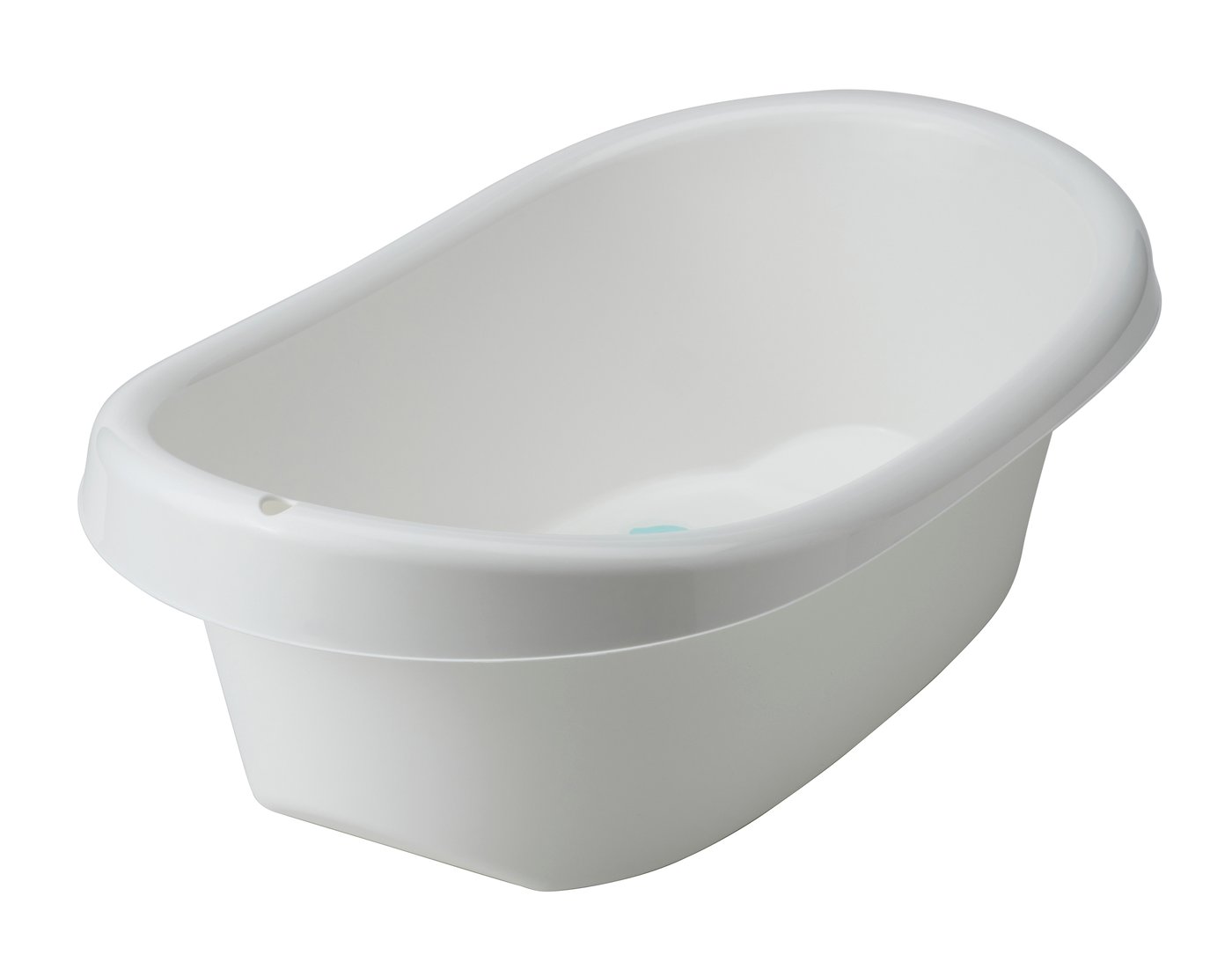 IKEA LÄTTSAM badbalja, vit/turkos