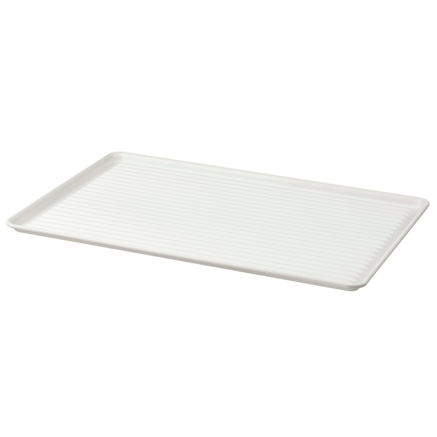IKEA VÄLVÅRDAD diskställ, vit/förzinkad, 52x35 cm
