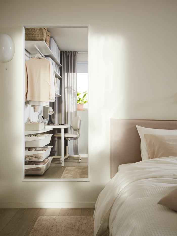 Great ideas for a small, calm, organized bedroom - IKEA US