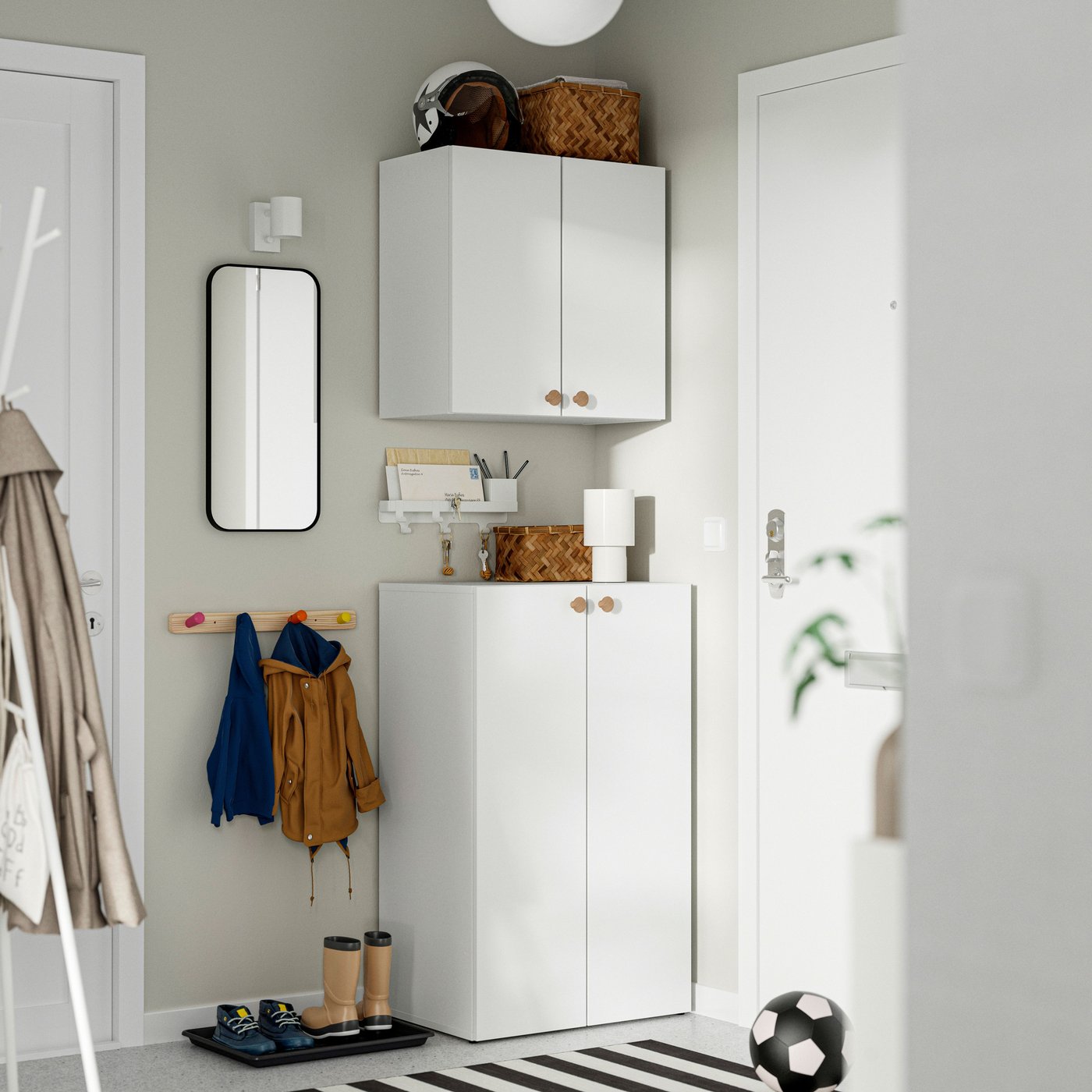 A white LASTARE storage combination