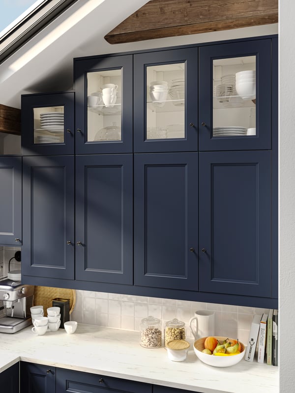 Black Doors Shaker Kitchen - METOD Kitchen System - IKEA