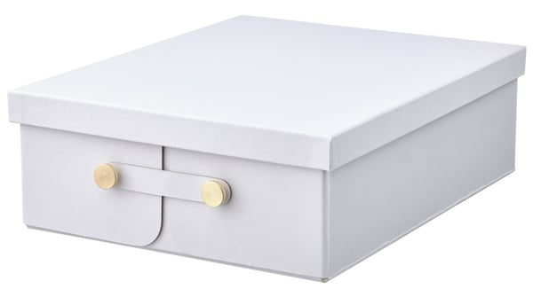 A white SPINNROCK box with compartments in the NA