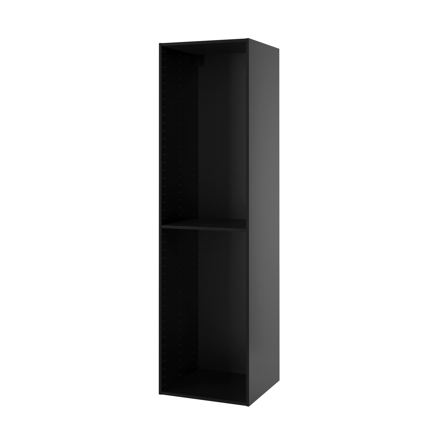 IKEA METOD högskåp, svartgrå, 60x60x220 cm