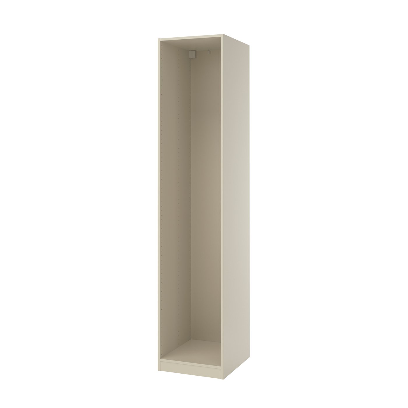 A grey-beige PAX wardrobe frame in 50 cm