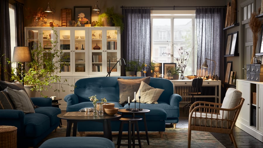 Inspiring blue sofa living room ideas for your home IKEA