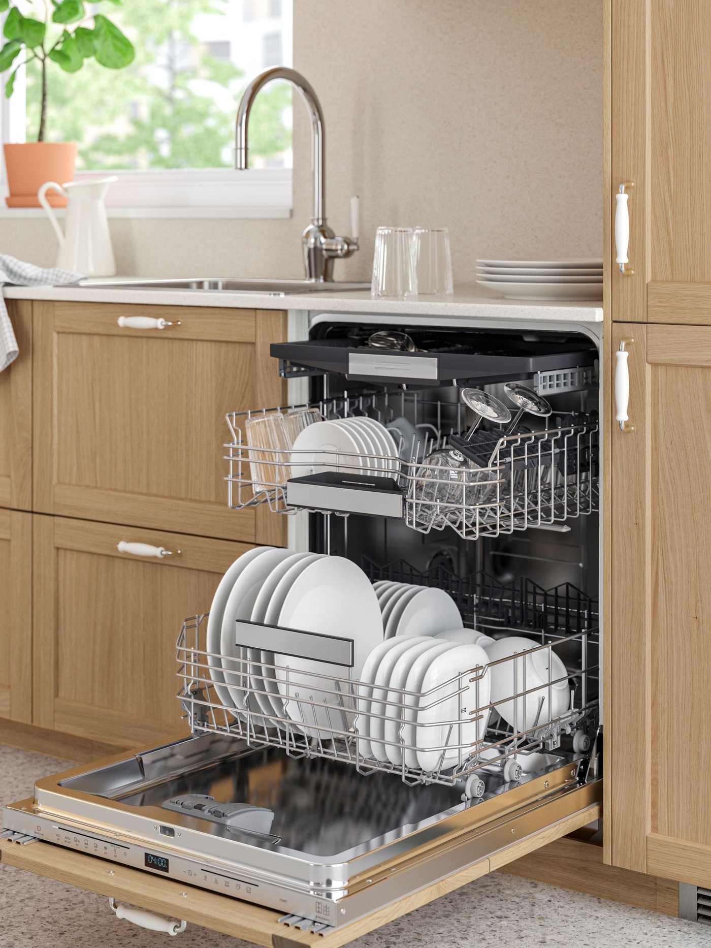 An IKEA 700 KALLBODA integrated dishwasher