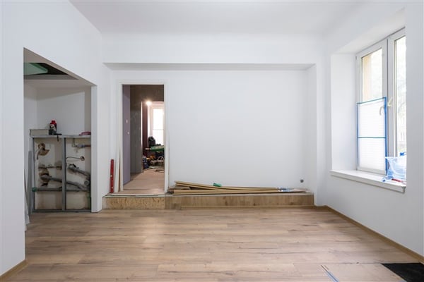 Pomieszczenie przed remontem