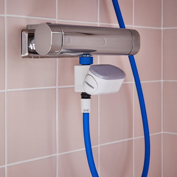 Ein BERGVATTNET Wasserzähler für die Dusche im Bad