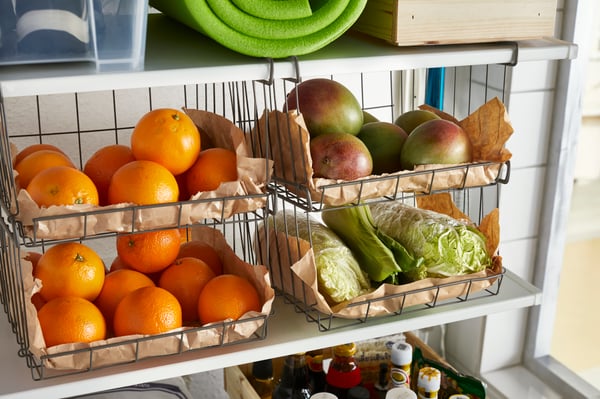 Fruteros para mantener la fruta fresca y organizada - IKEA