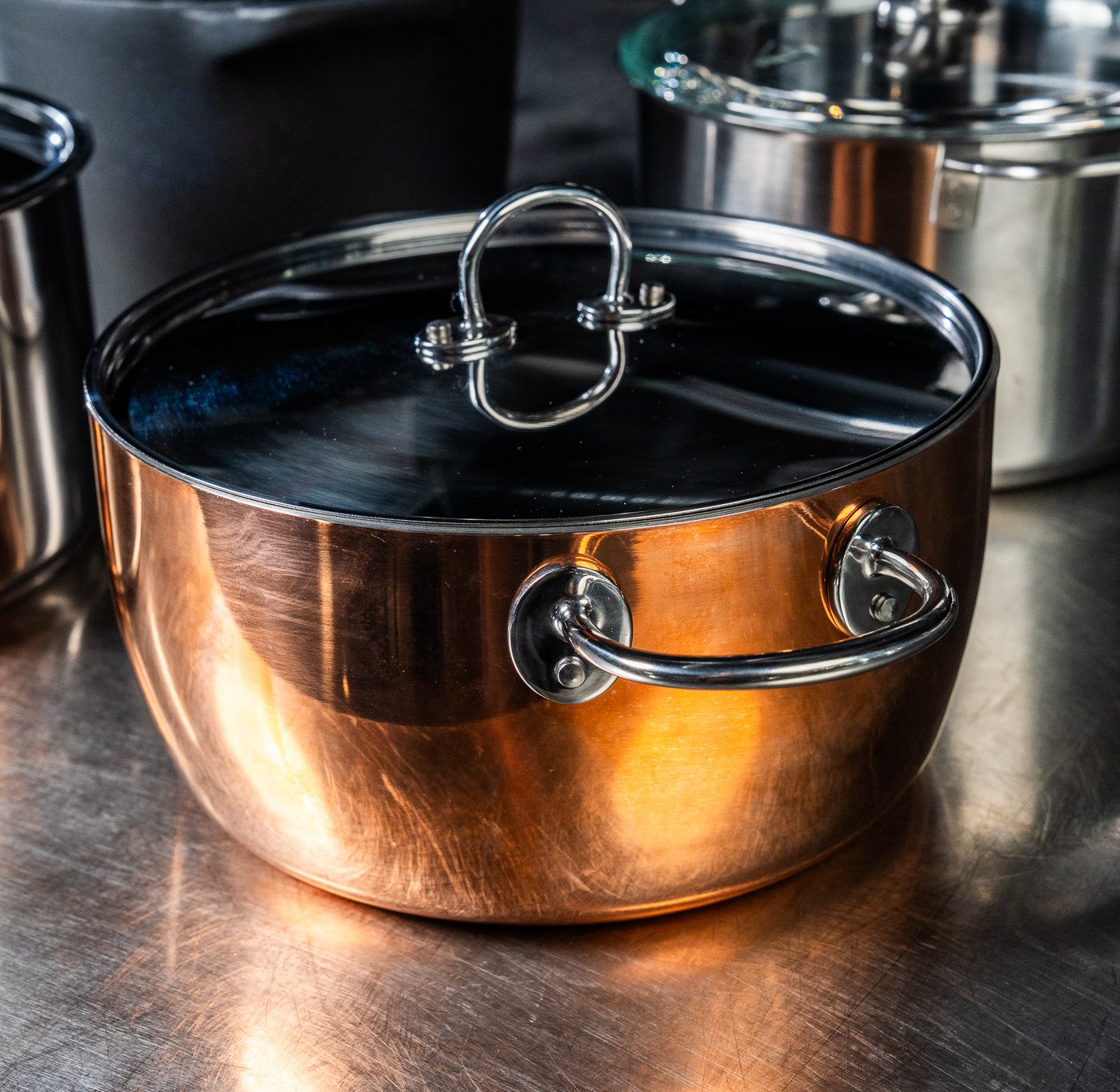 FINMAT gryte med lokk.