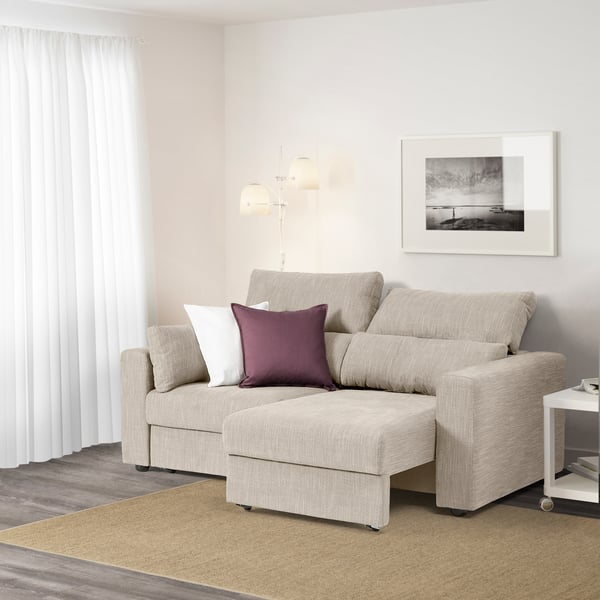 A Hillared beige ESKILSTUNA 2-seat sofa