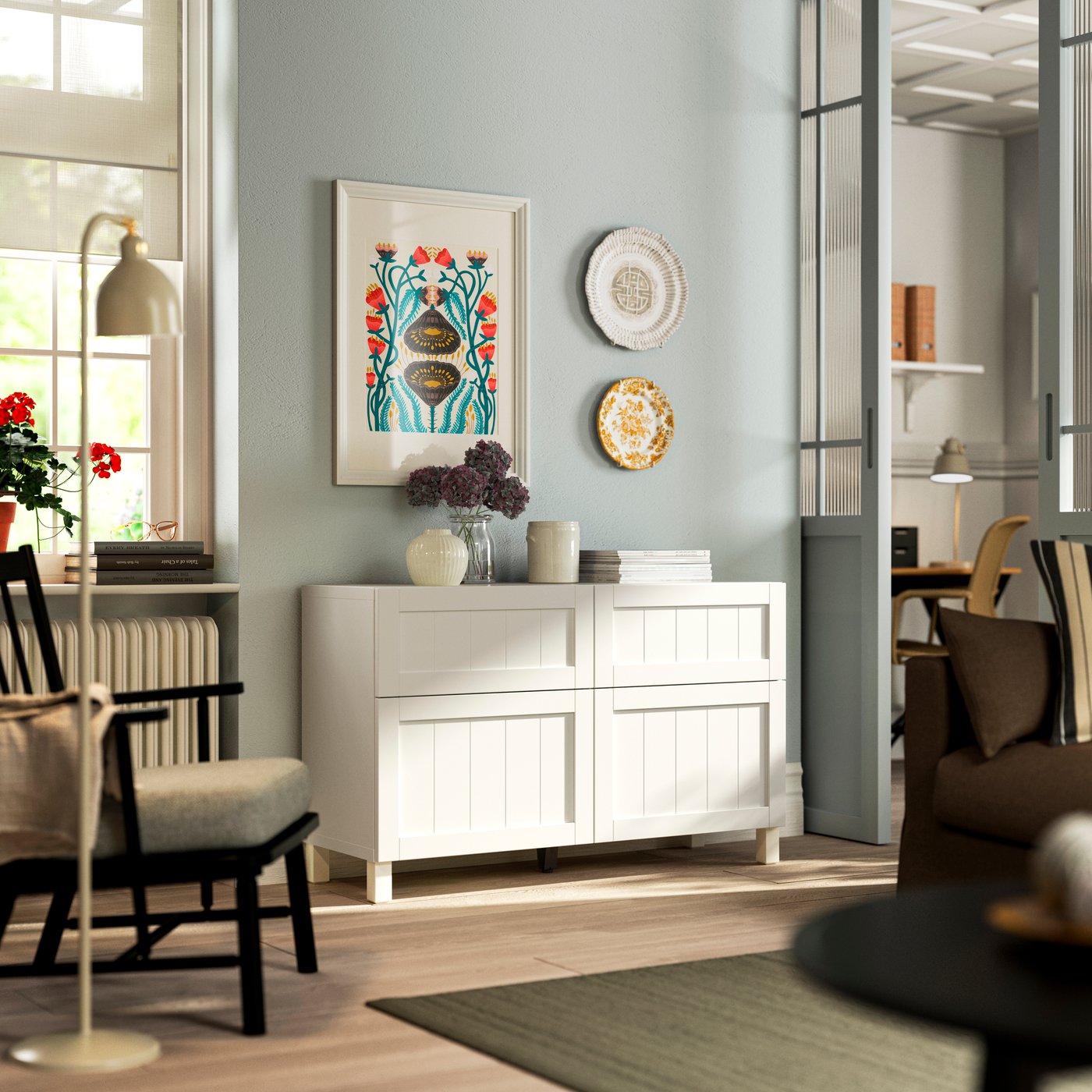 façades BESTÅ blanches