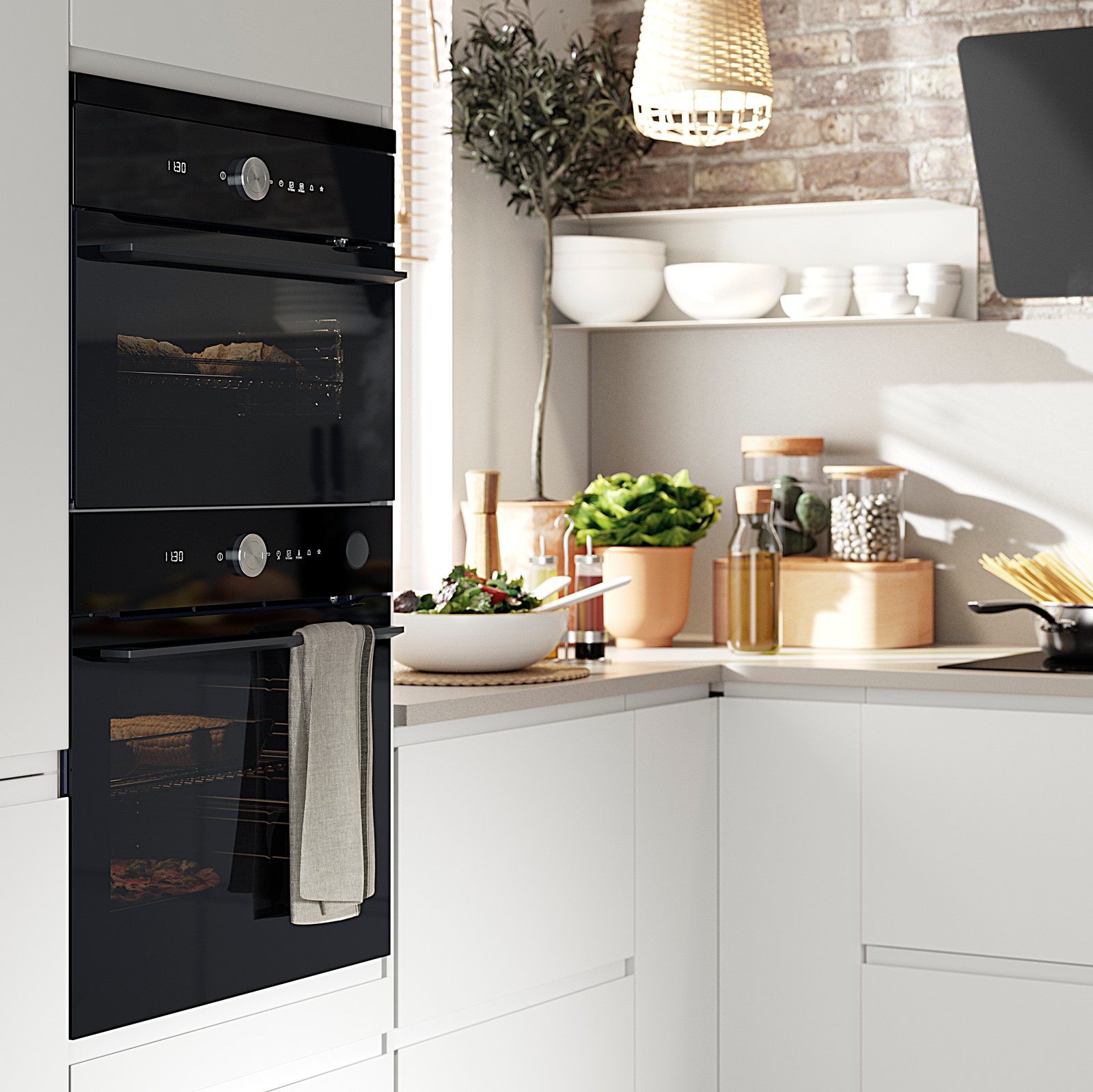 Cuisines METOD finition VOXTORP blanc mat IKEA