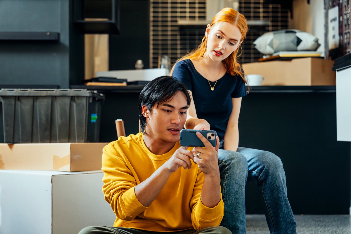 Man and woman contacting IKEA