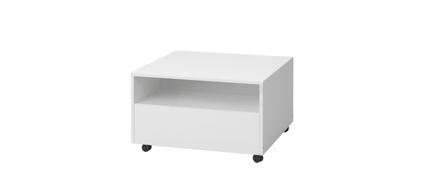 A white GARNANÄS coffee table