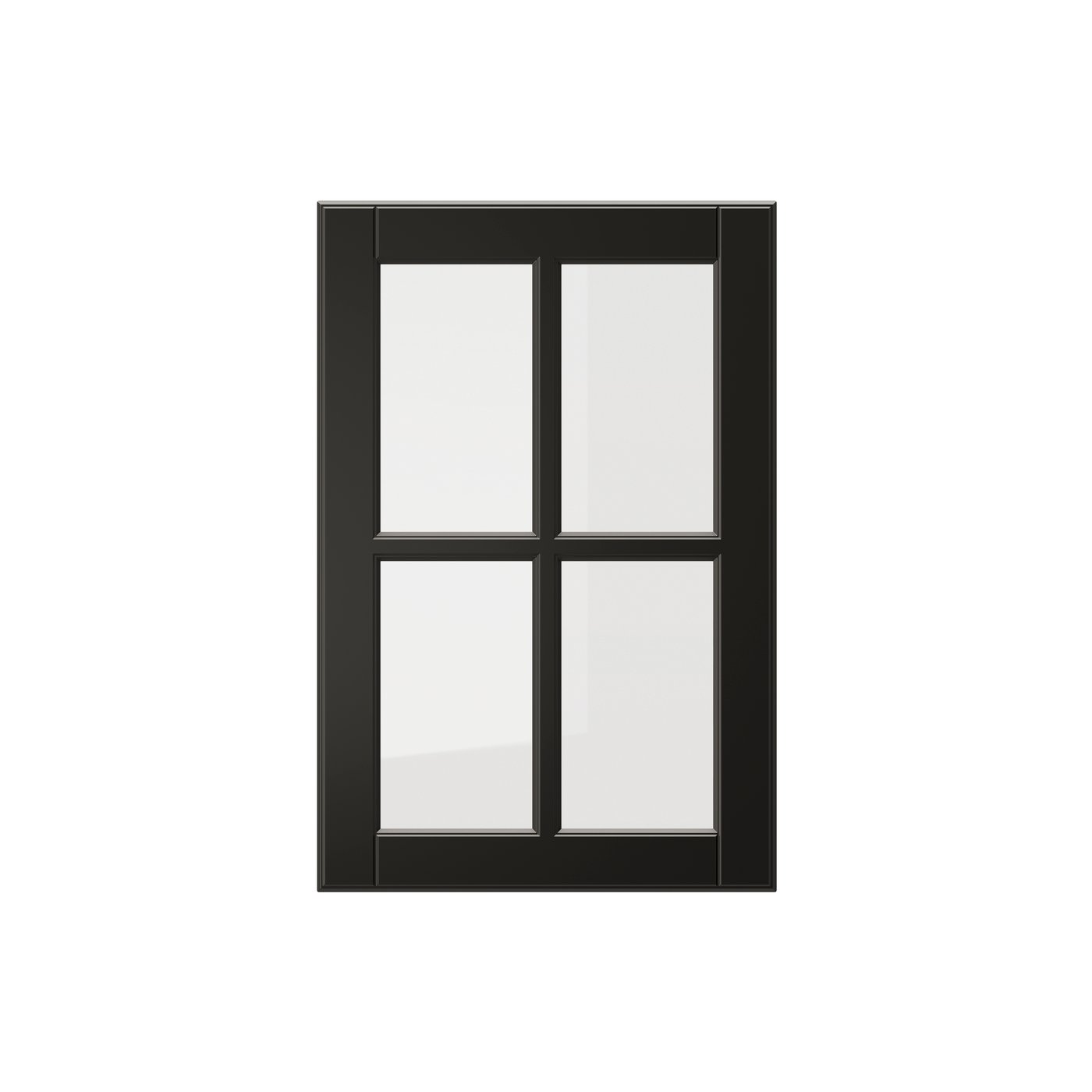 IKEA BODBYN vitrindörr, svart, 40x60 cm