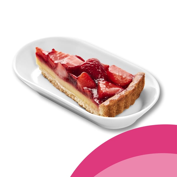 Una crostata alle fragole