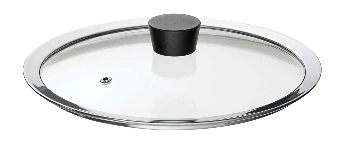 IKEA KLOCKREN lock till stekpanna, glas, 25 cm
