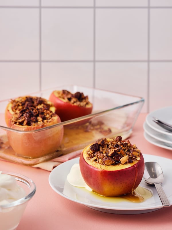 pommes au four dans une assiette