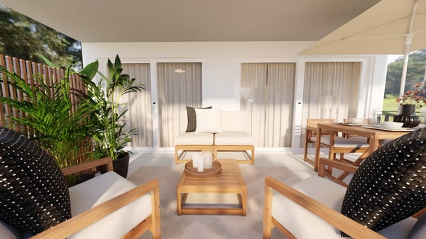 Projeto de Design de interiores de a varanda com a gama NÄMMARÖ