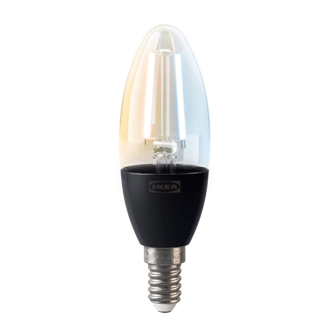 KAJPLATS LED ljuskälla E14 470 lumen, smart vitt spektrum/klarglas, Matter kompatibel
