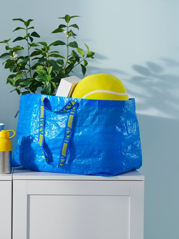 IKEA products on sideboard