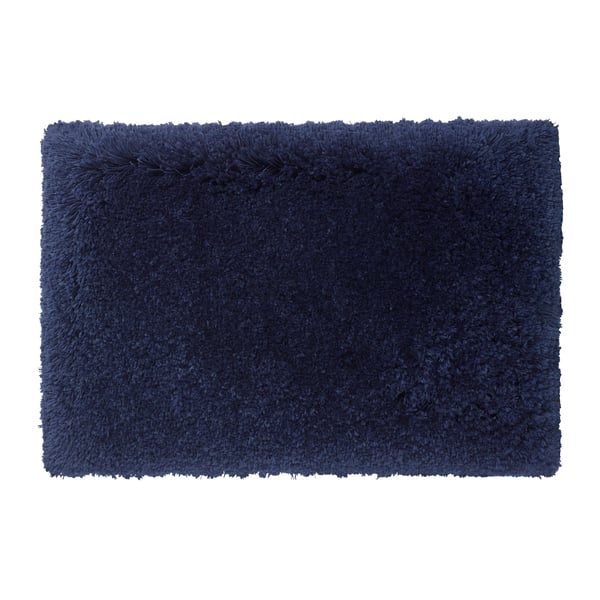 A dark blue ALMTJÄRN bath mat in the NA
