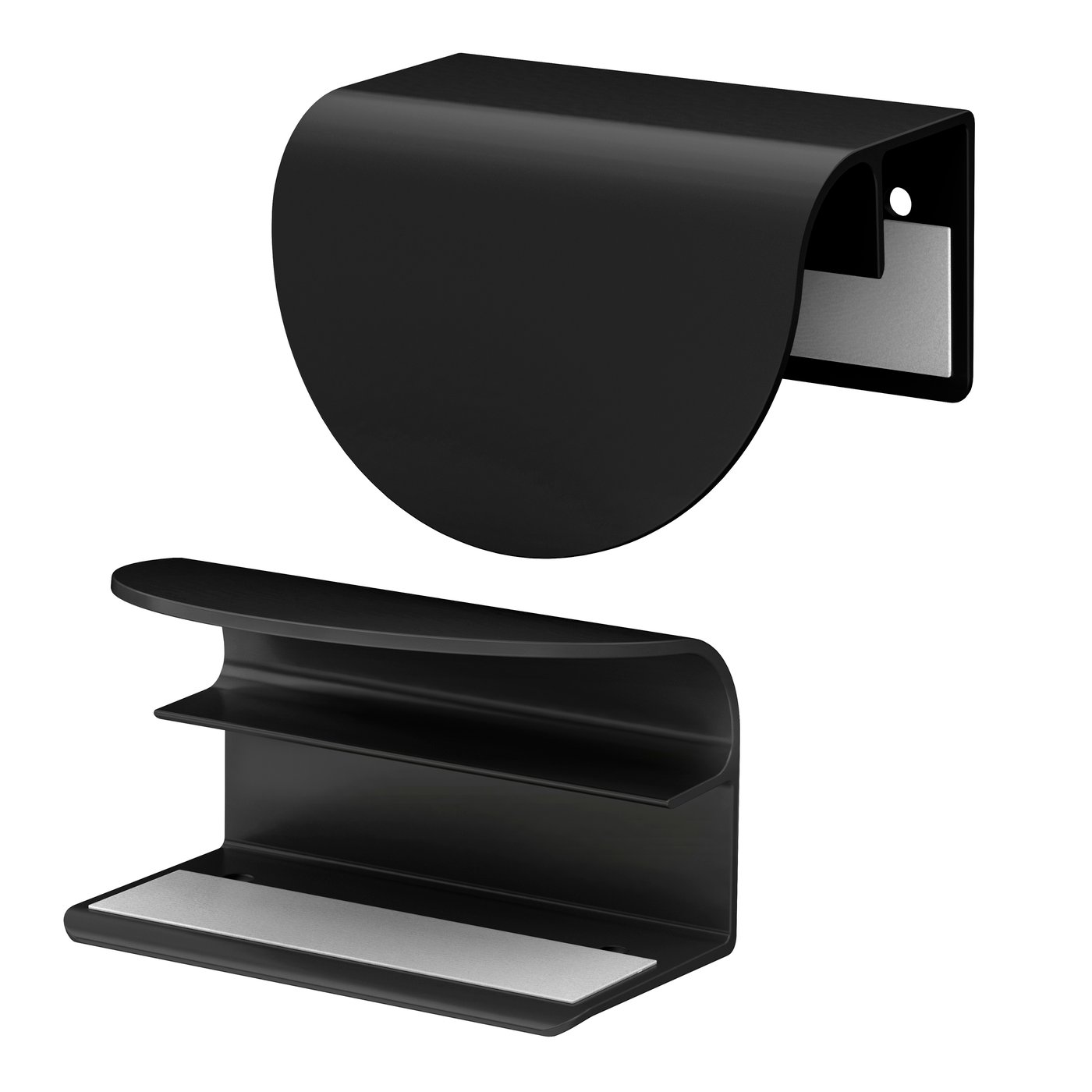 IKEA LATMASK snäpphandtag, svart, 60 mm 2 styck