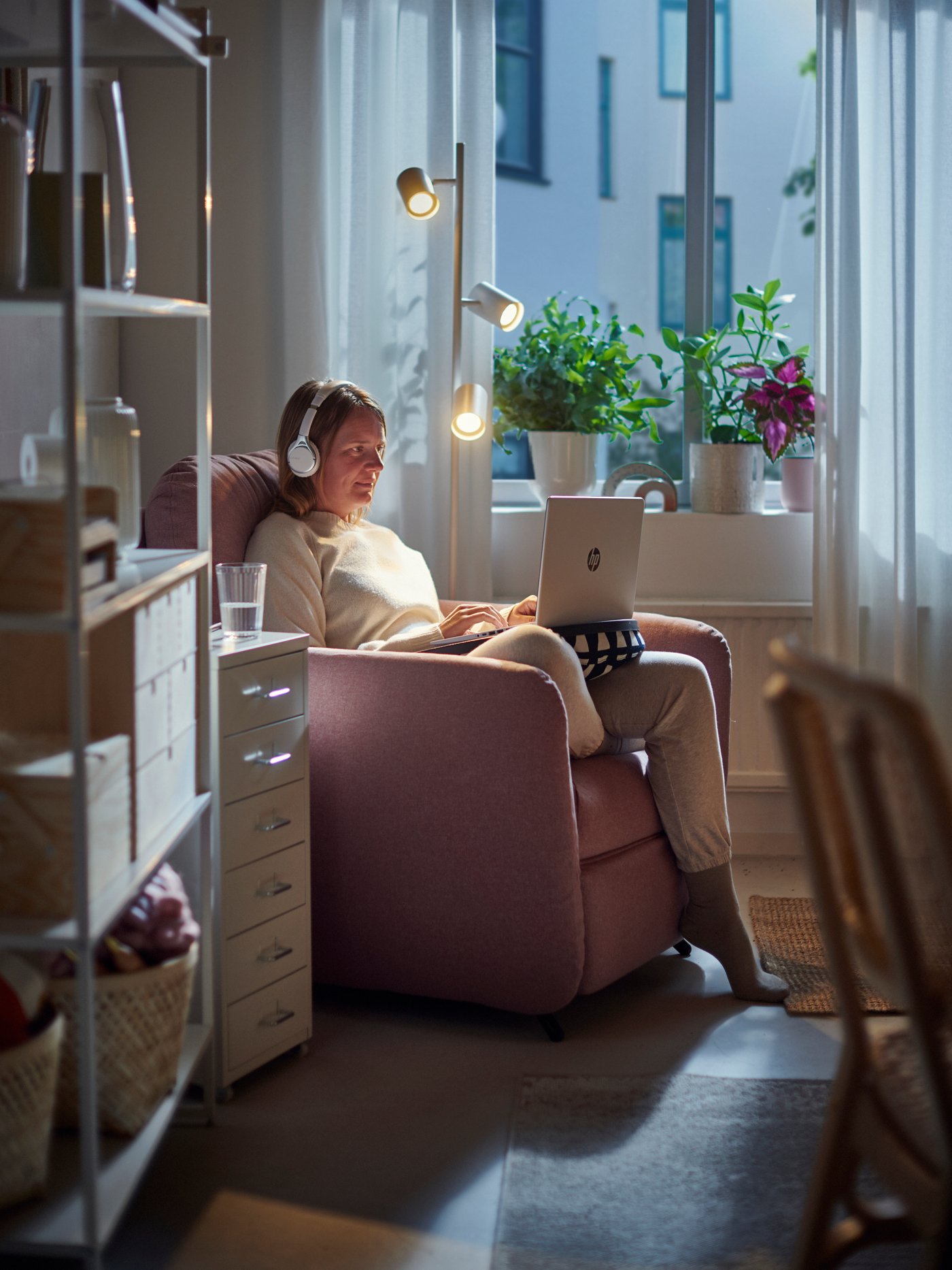 A handmade bamboo SALUDING basket