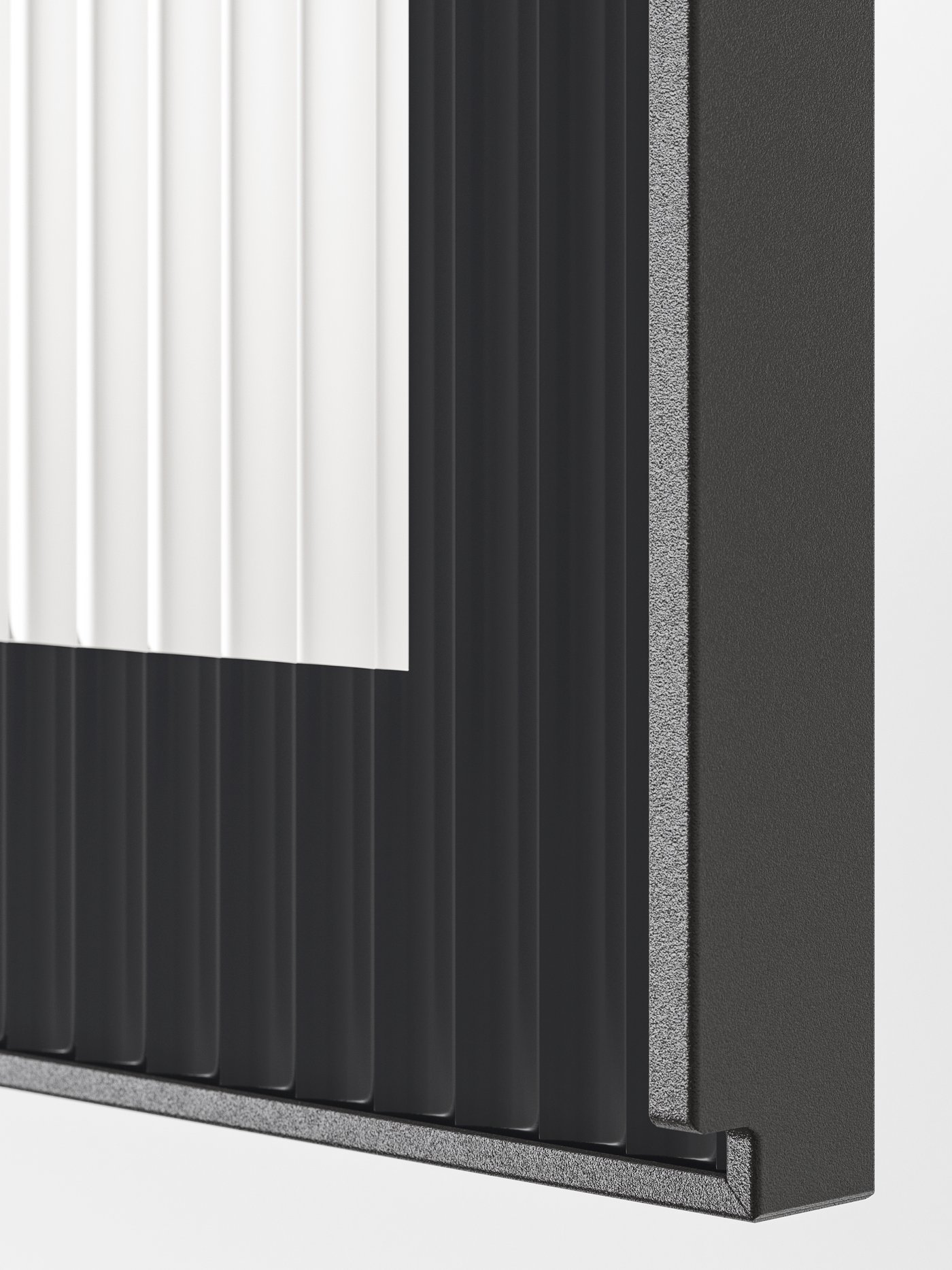 HEJSTA black glass door.