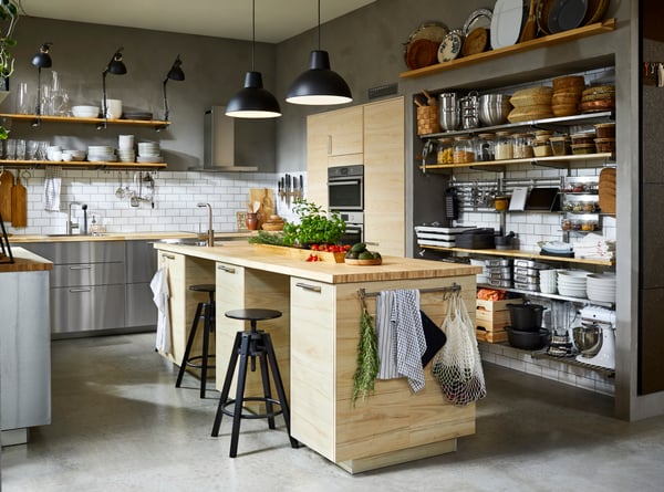 A black SKURUP pendant lamp
