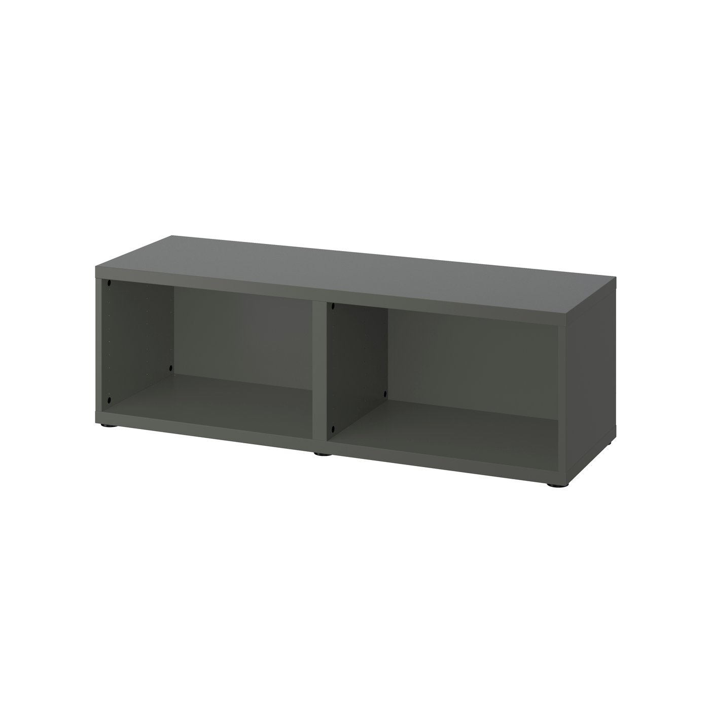 IKEA BESTÅ stomme, mörkgrå, 120x40x38 cm