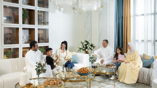 A gold effect/glass TORSJÖ coffee table