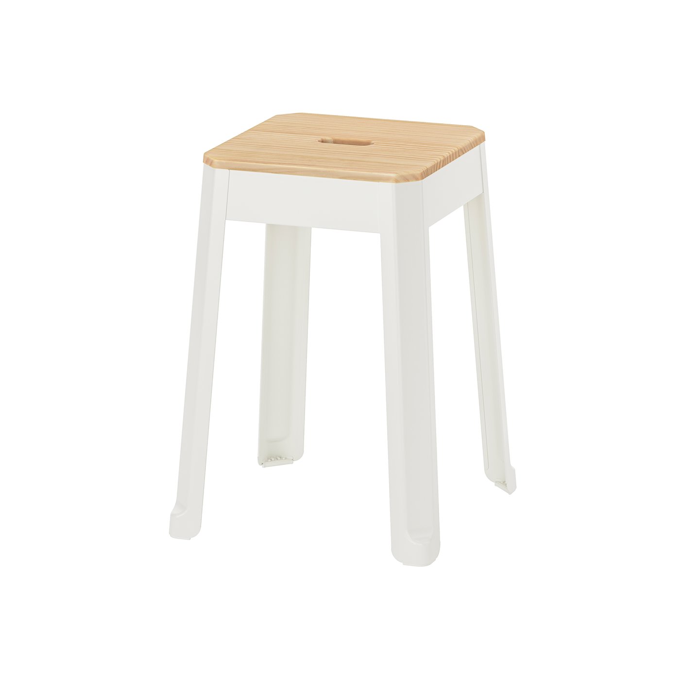 IKEA TRÄNNÖ pall, vit/furu