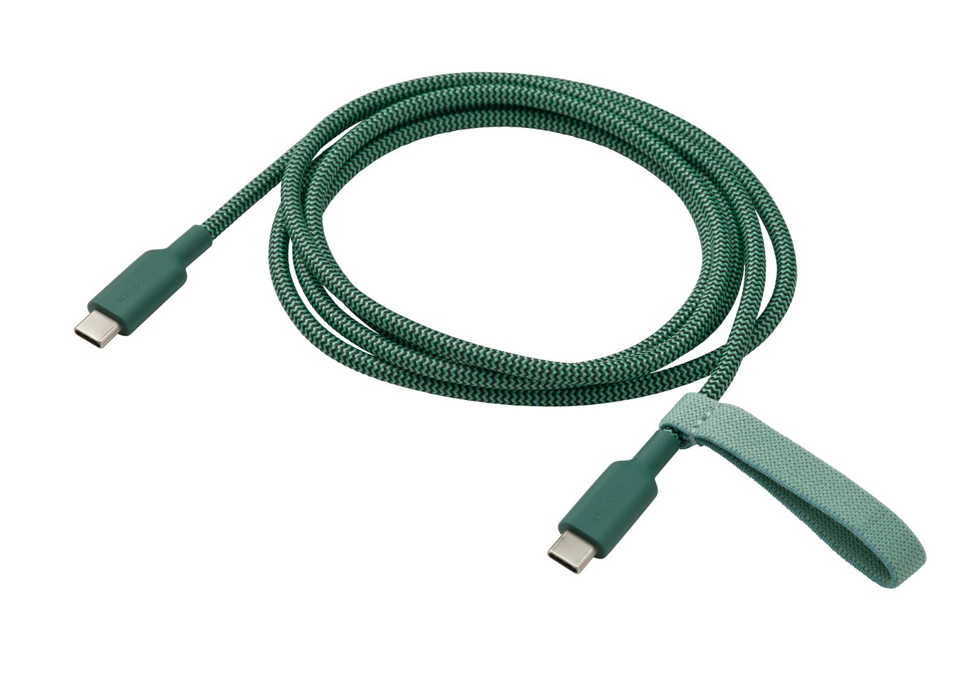 IKEA LILLHULT USB-C till USB-C, djupgrön, 60 W/1.5 m