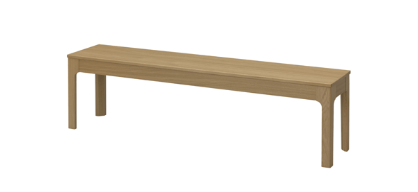 An oak EKEDALEN bench