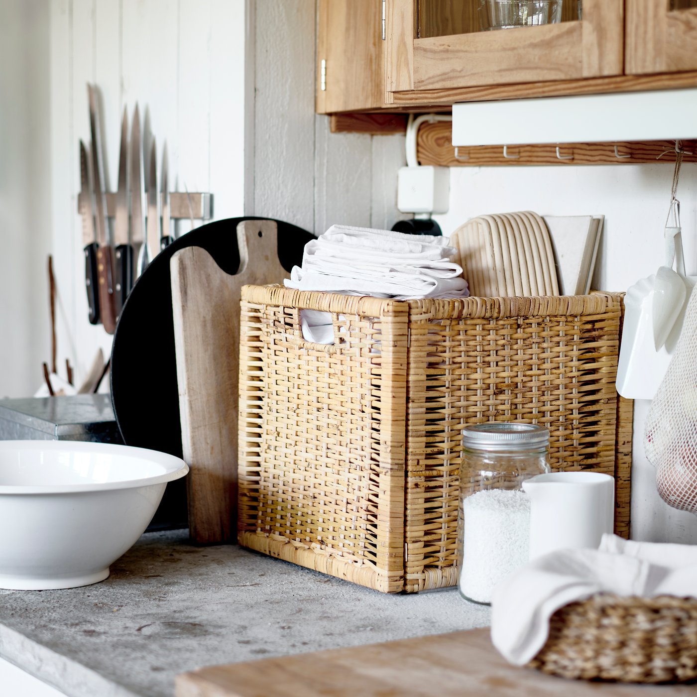 BRANÄS košara iz ratana