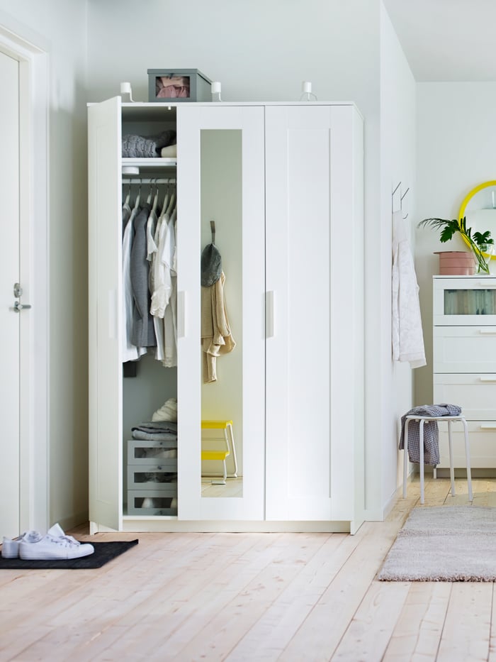 Shop Bedroom Wardrobes - Wooden Wardrobes With Doors - IKEA