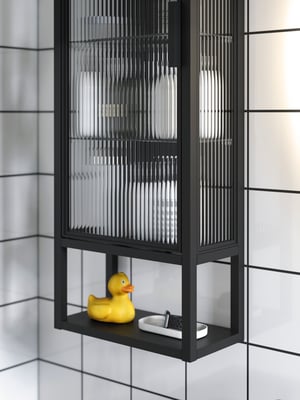 A white STORAVAN 3-piece bathroom set in the bathroom