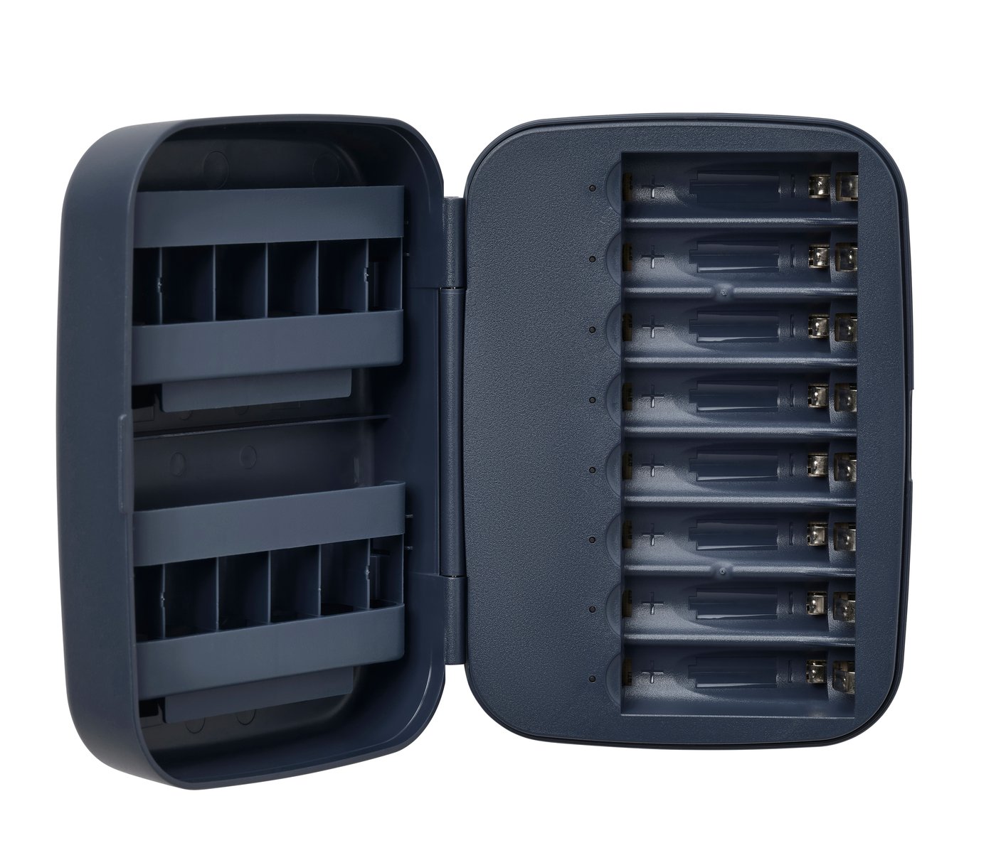 Litosfar Cargador Pilas Con Caja Azul Oscuro