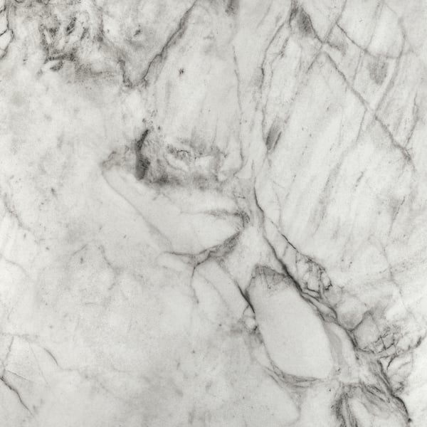 A polished off-white/grey marble effect/high pressure ceramic SKARARP custom made worktop