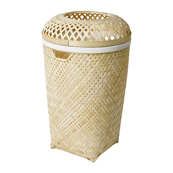 SALUDING サルディング ランドリーバスケット, ハンドメイド 竹