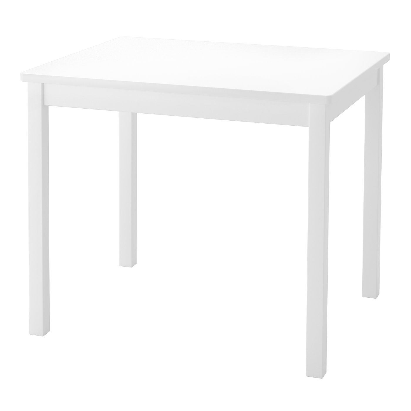 IKEA KRITTER barnbord, vit, 59x50 cm