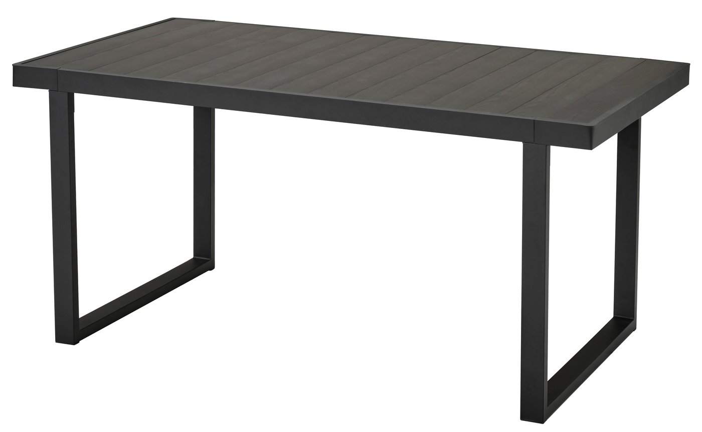 IKEA VÄRMANSÖ bord, utomhus, mörkgrå, 161x93 cm