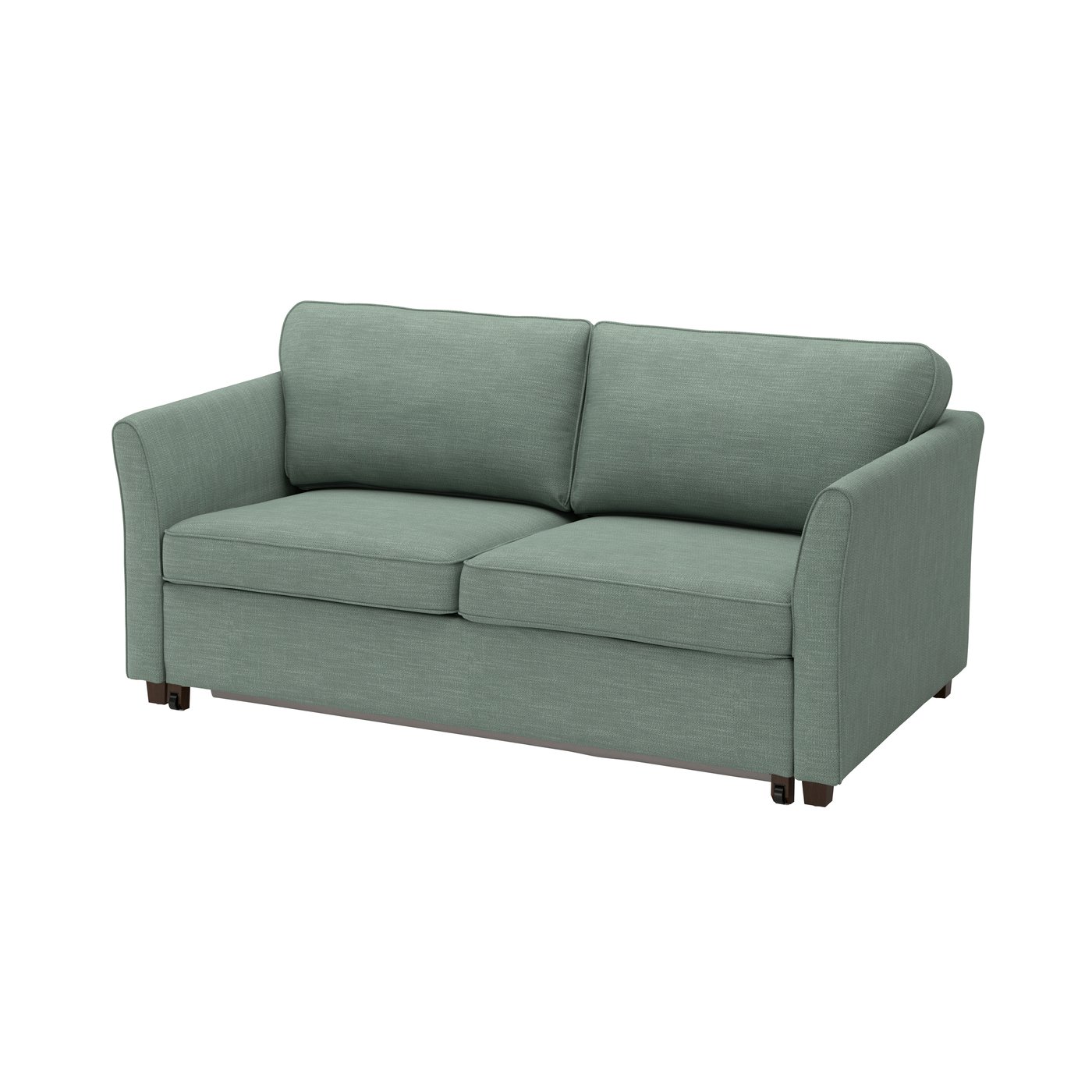 IKEA EKHOLMA klädsel till 2-sits bäddsoffa, hemmesta grågrön